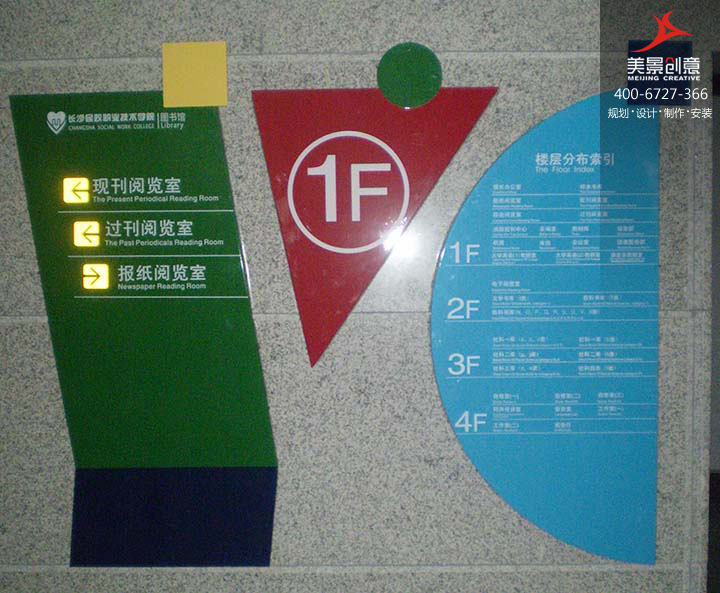 图书馆标识标牌