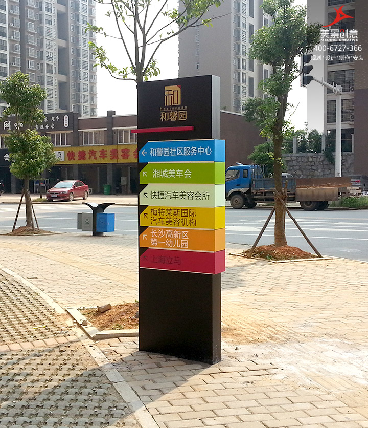 商业街标识标牌