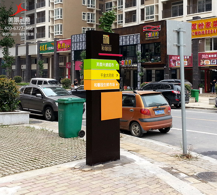 商业街标识标牌