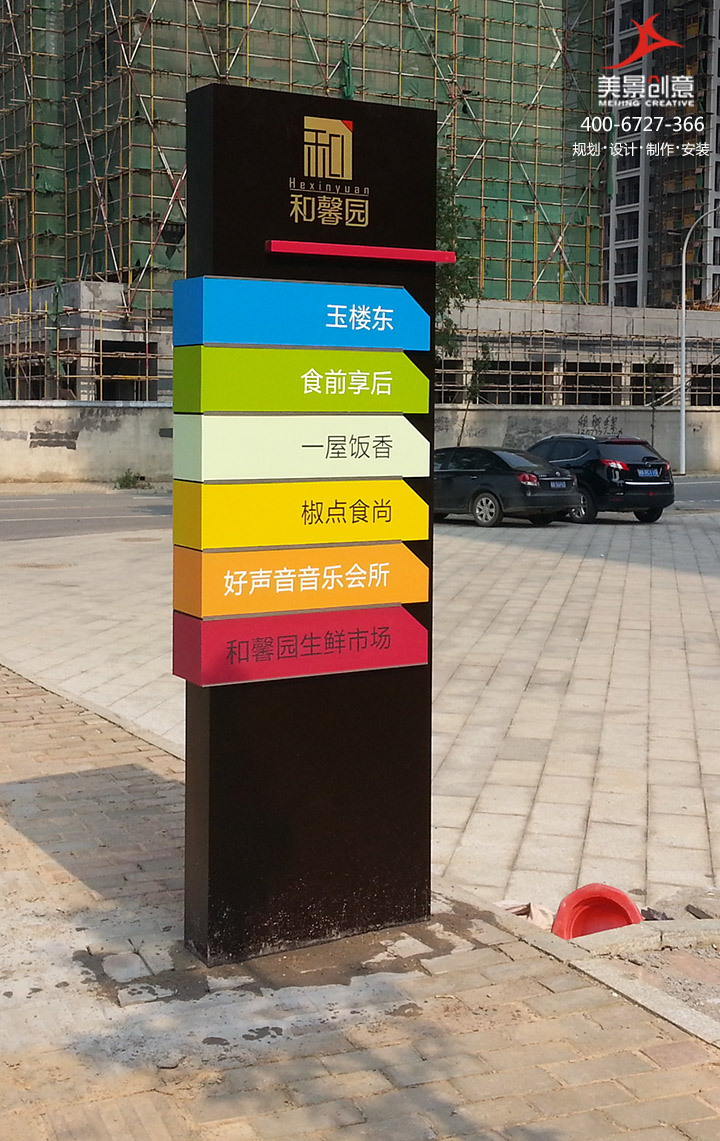 商业街标识标牌