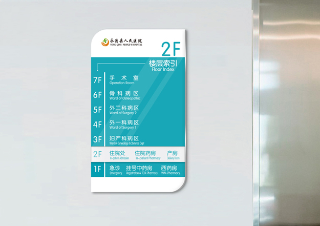 医院标识材料的选择