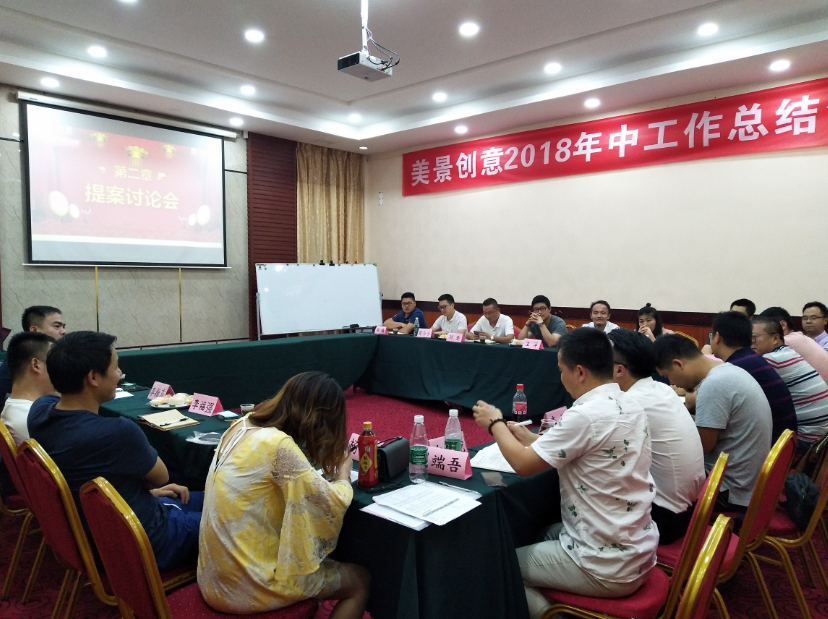 飞跃年中，创想未来：记美景创意的年中总结活动